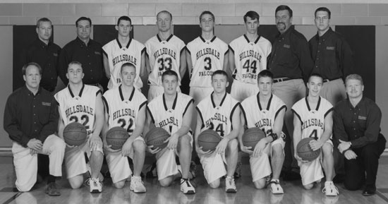 2000-2001 Hillsdale High Basketball Team